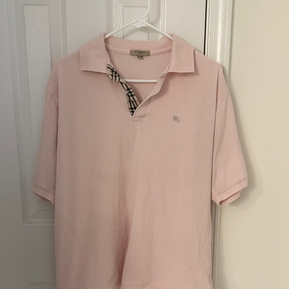 Burberry Light Pink Polo Shirt
